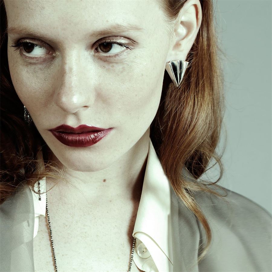 Small 'fan' earrings VENTAGLI | OR SPICCHIOARG